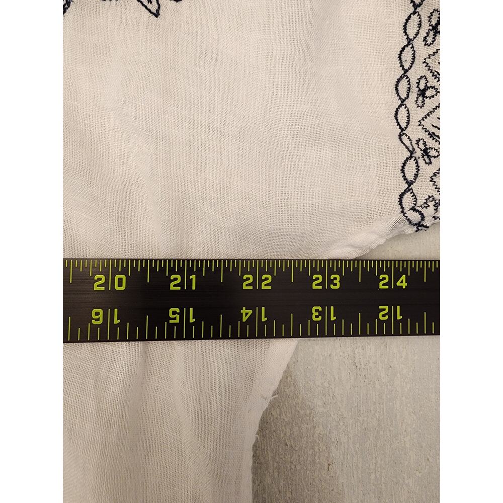 Rails Linen Women's Floral Embroidered Top SZ Small Boho - Picture 9 of 10